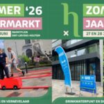 Gemeente Sint-Lievens-Houtem neemt hittemaatregelen voor zomerjaarmarkt: drinkwater, verneveling en gratis zonnecrème voorzien.