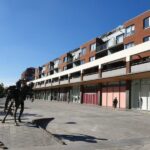 Rode Duivels op groot scherm aan Ninoofse Niniaplein.