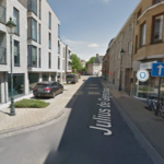 Julius De Geyterstraat tijdelijk afgesloten voor doorgaand verkeer wegens dakwerken.