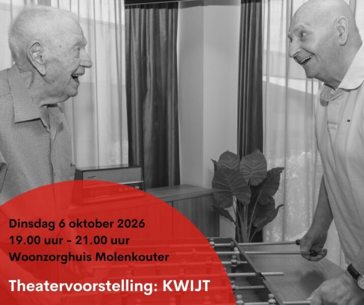 ‘KWIJT’ brengt dementie op een verrassende en herkenbare manier naar Wichelen.