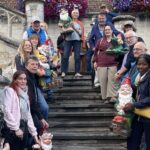 Kabouters voeren actie voor behoud van Peperkoekenhuis in Geraardsbergen.