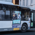 Tijdelijk busdepot op maandag 16 december onder viaduct Oudenaardsestraat.