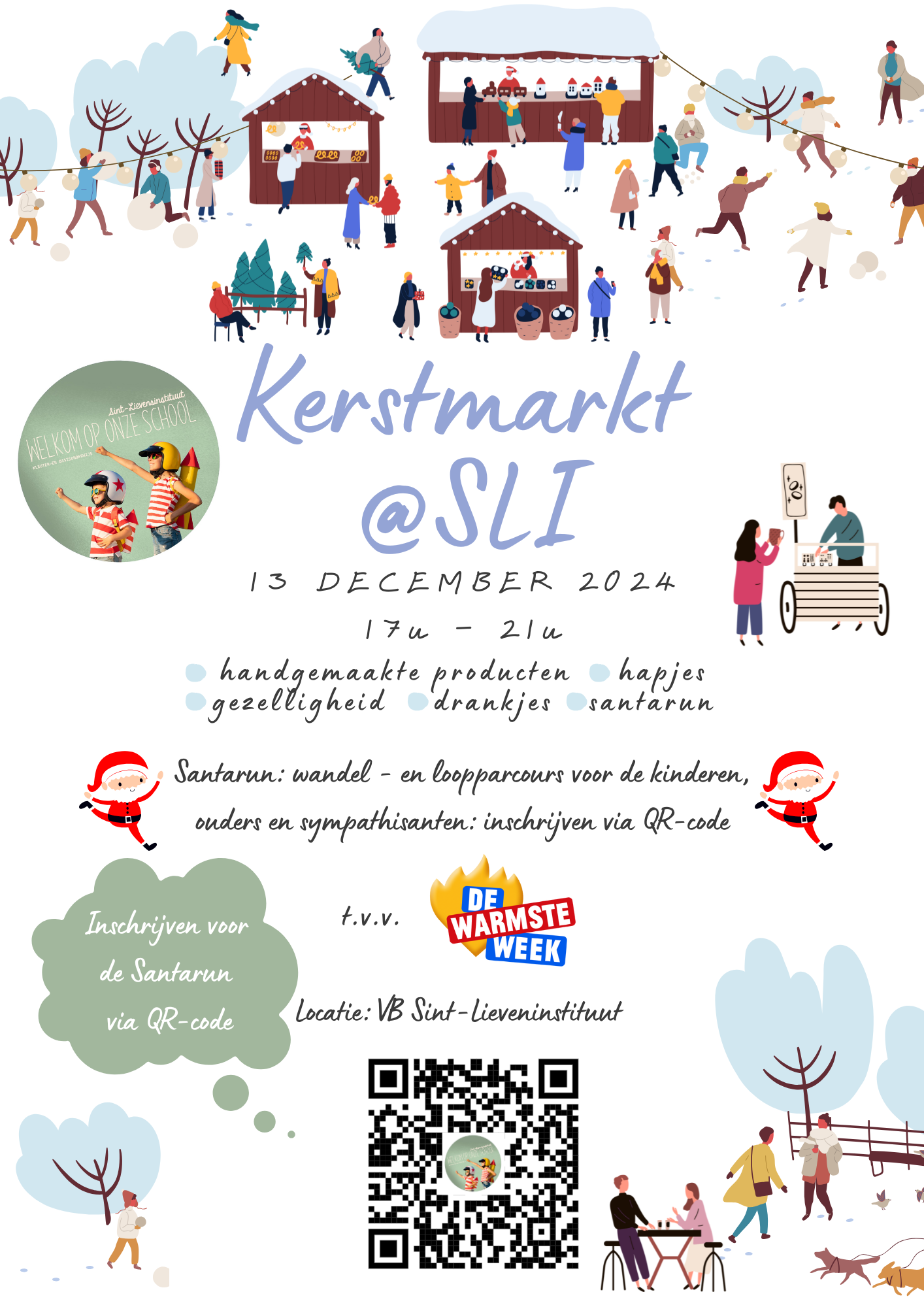 Affiche kerstmarkt 2024