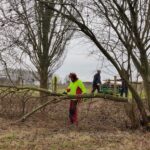 Geslaagde Natuurwerkdag in Sint-Lievens-Houtem ondanks het slechte weer.