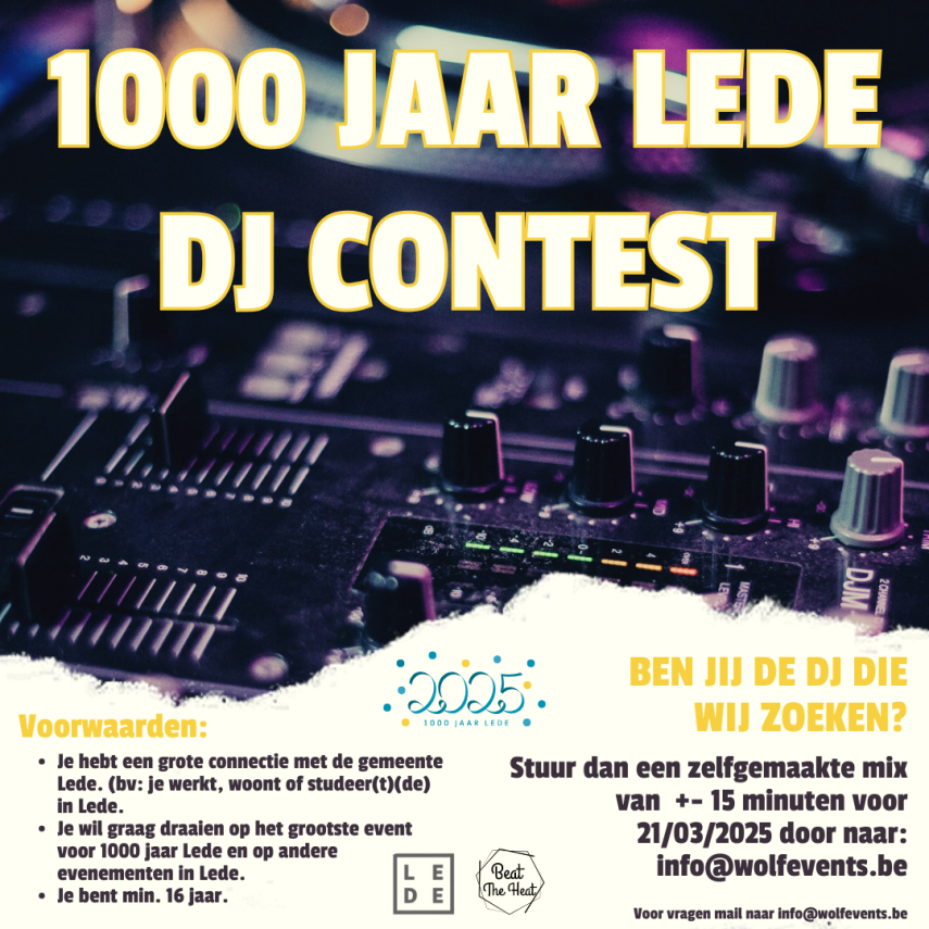 1000 jaar lede dj contest 2