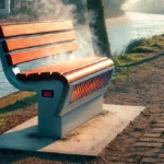 Eerste verwarmde zitbank binnenkort op Scheldepromenade in Wichelen.