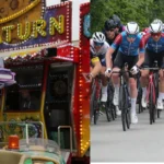 Verkeersmaatregelen tijdens Blauwe Kanne Kermis en wielerwedstrijd in Oordegem.