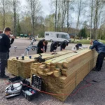 Leerlingen GO! Atheneum Geraardsbergen bouwen aan hun toekomst in Zweeds avontuur bij Camping Coppens.