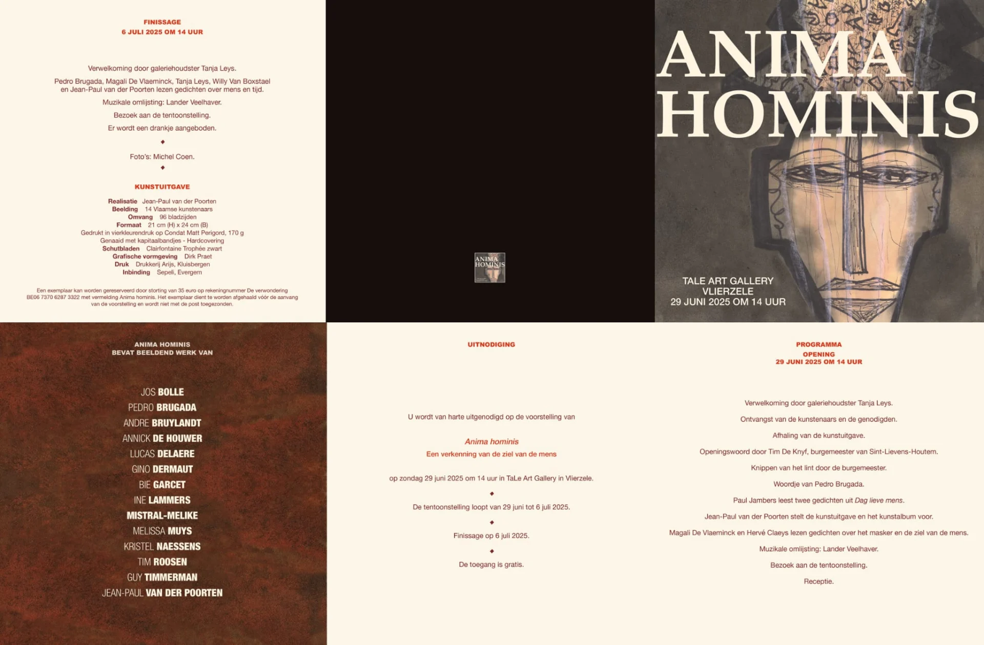 Kunst als spiegel van de ziel: tentoonstelling ‘Anima hominis’ brengt diepgaande mensvisie in TaLe Art Gallery Vlierzele.