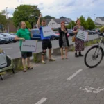Groen Denderleeuw applaudisseert voor fietsers in op Wereldfietsdag.