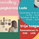 Kunst in het hart van de kermis: tentoonstelling tijdens Ommegangkermis in Lede.