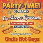 De Meerse Lijnvissers vieren 60 jaar met feestelijke party.