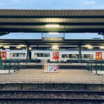 Nachtelijke werken voor vernieuwing van perrons in station Denderleeuw.