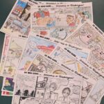 Tien winnaars uit GO! Dender bij striptekenwedstrijd van de bibliotheek.