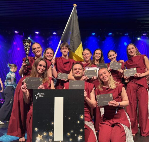 Seraké van We R Dancers kroont zich tot Belgisch kampioen en mag naar EK in Duitsland.