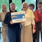Solidariteitskoor Dwarsbalk schenkt 5.500 euro aan vzw Shelter voor renovatie ontmoetingsruimte dak- en thuisloze jongeren.