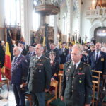 Eredienst en herdenking voor gesneuvelden en oud-strijders in Burst.