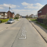Tijdelijke verkeershinder in Langehaag in Lede door plaatsing elektriciteitscabine.