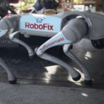 Robothond Robofix verwelkomt klanten bij Zelfbouwmarkt in Ninove: “Innovatie en beleving onder één dak”