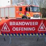 Brandweer Post Lede houdt realistische oefening in leegstaand gebouw aan Rammelstraat.