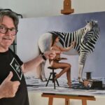Kunstschilder Ronny Roels provoceert met ‘Trans-Zebra’: “Een middelvinger naar de digitale censuur”