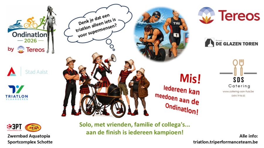 Aalst maakt zich op voor allereerste Ondinatlon: sportief genieten zonder tijdsdruk.