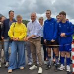 Nieuw fietspad in Huytstraat feestelijk geopend tijdens vijfde verjaardag G-sport 9450.