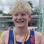 Mats Bouche verpulvert clubrecord discus, maar breekt daarna zijn pols.