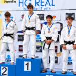 Mattis De Winne ( judoclub Oosterzele) pakt overtuigende overwinning op Open Brabantse.