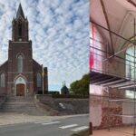 Restauratiewerken Sint-Martinuskerk Onkerzele hervat: Fietskerk krijgt verder vorm.