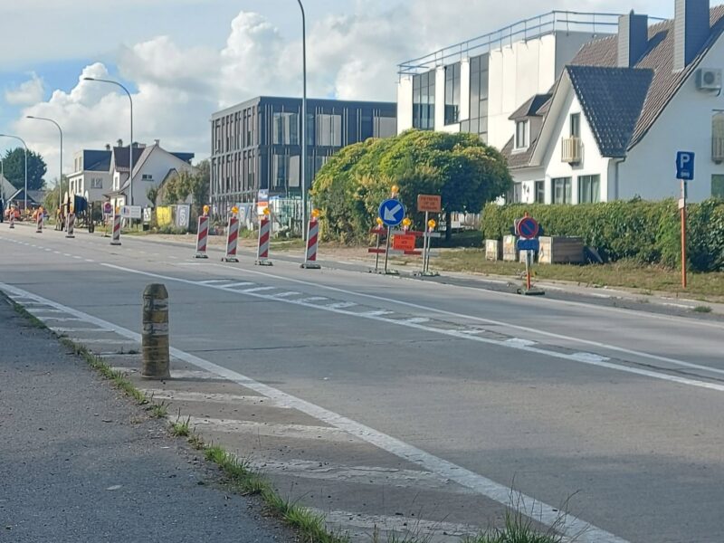 Fietsersbond Erpe-Mere trekt aan de alarmbel: “Wordt de fietser vogelvrij verklaard bij wegenwerken?”