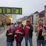 Pendelaars proeven van échte Miljonairstaks: PVDA voert actie in meer dan 30 stations.