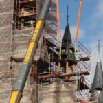 Middelste torentje terug op het Belfort.