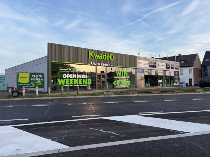 KwadrO opent hun grootste toonzaal in Erpe-Mere.