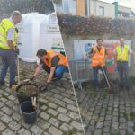 PVDA voert toeteractie in Wetteren tegen hoge brandstofprijzen.