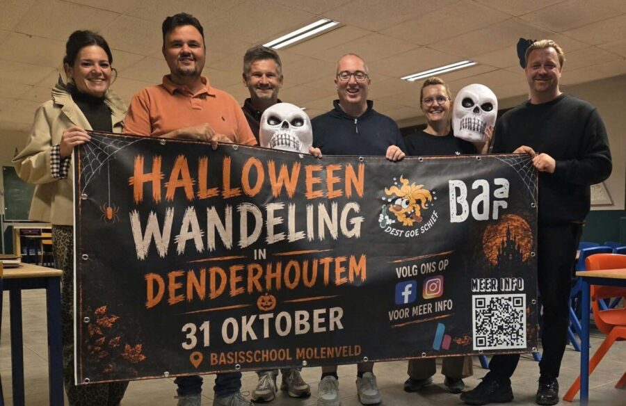 Halloweenwandeling brengt griezels en verschrikkingen naar Denderhoutem.